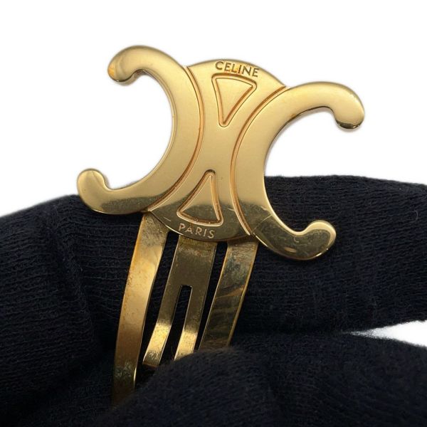 セリーヌ ヘアクリップ 2本セット トリオンフ メタル CELINE ヘアアクセサリー