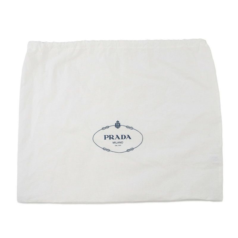 プラダ バケットハット フリンジ トライアングル ロゴ コットン サイズS 1HC137 黒