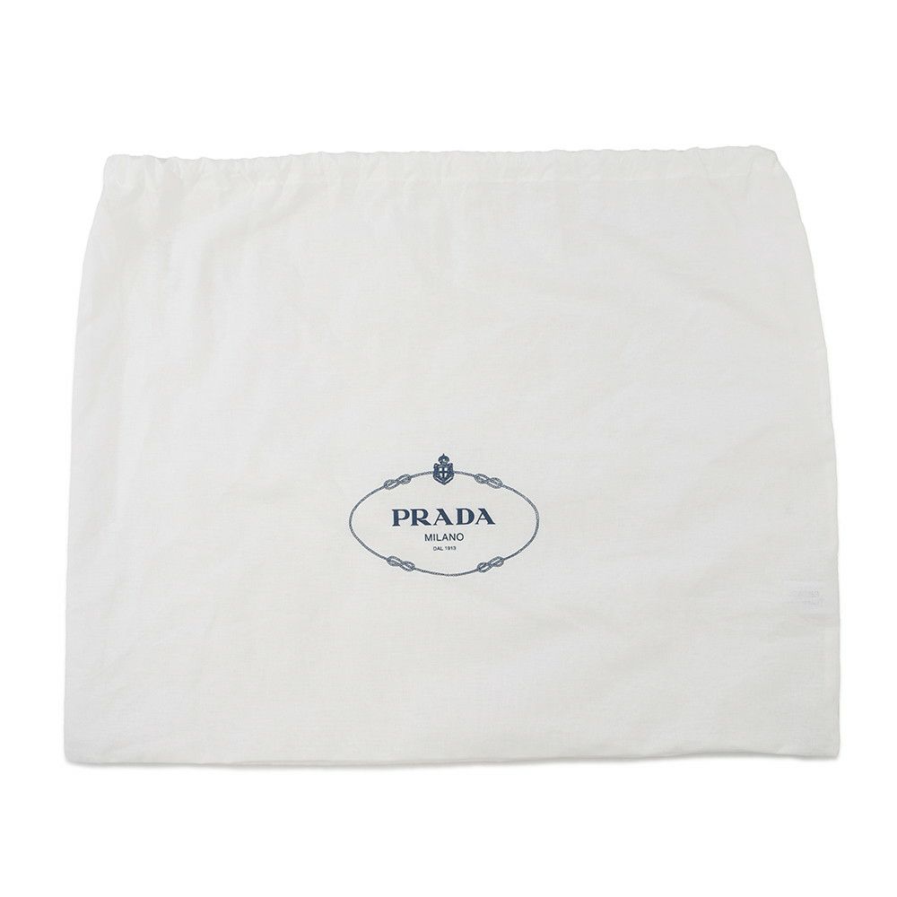 プラダ バケットハット フリンジ トライアングル ロゴ コットン サイズS 1HC137 黒