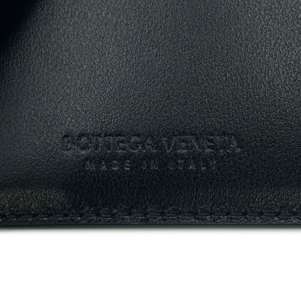 ボッテガヴェネタ カードケース マキシイントレチャート カセット ファスナーカードケース 681010 BOTTEGA VENETA 黒