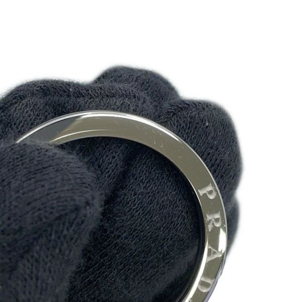 プラダ キーホルダー ロボット バッグチャーム サフィアーノレザー メタル 2TR101 PRADA 白 黒