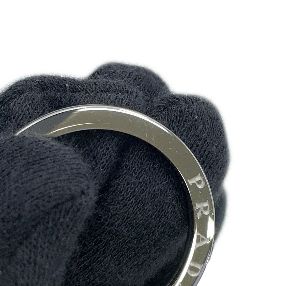 プラダ キーホルダー ロボット バッグチャーム サフィアーノレザー メタル 2TR101 PRADA 白 黒