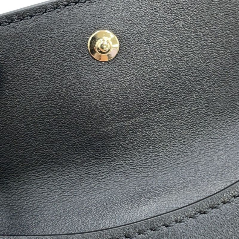 ルイヴィトン 三つ折り財布 カーフレザー ミニ トリフォールド ウォレット・LV ブルーム M15081 黒 ブラック