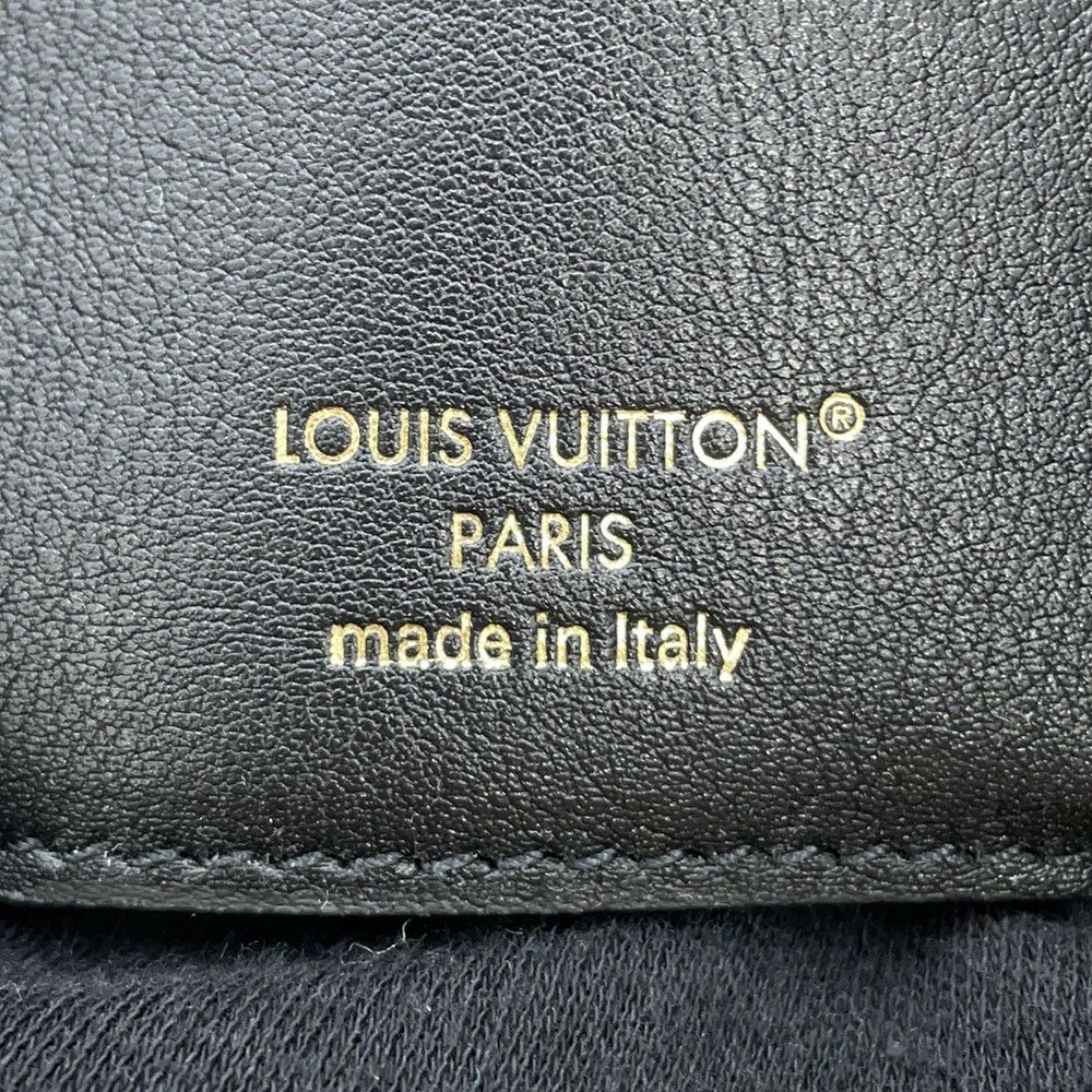 ルイヴィトン 三つ折り財布 カーフレザー ミニ トリフォールド ウォレット・LV ブルーム M15081 黒 ブラック