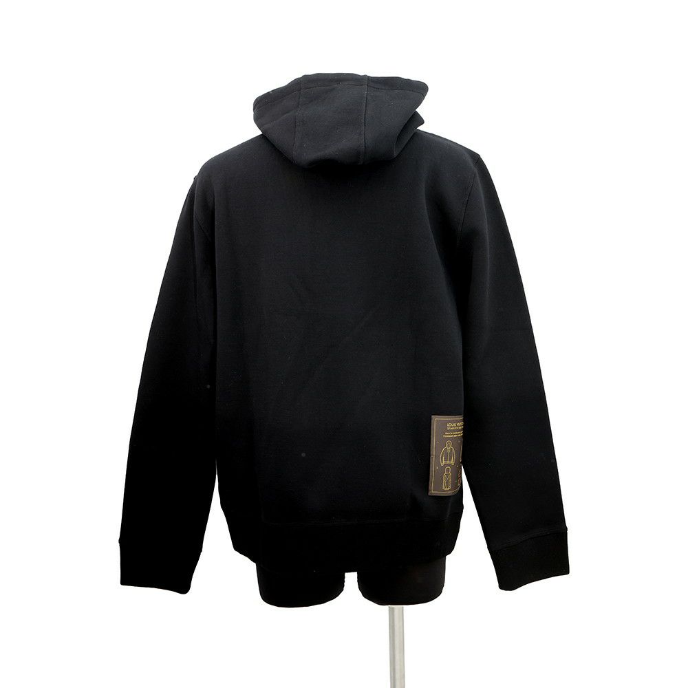 ルイヴィトン パーカー ダブルフェイストラベルフーディ メンズサイズXL 1A7XEQ LOUIS VUITTON トップス 黒 ブラック