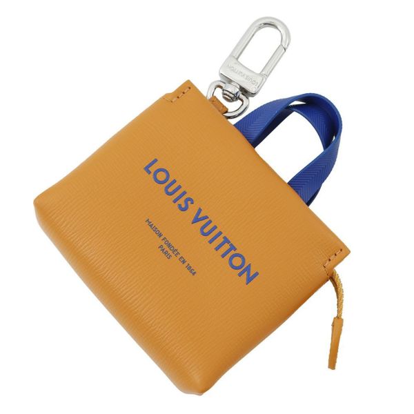 ルイヴィトン バッグチャーム レザー LV ミニ ショッパー M02699 LOUIS VUITTON キーホルダー