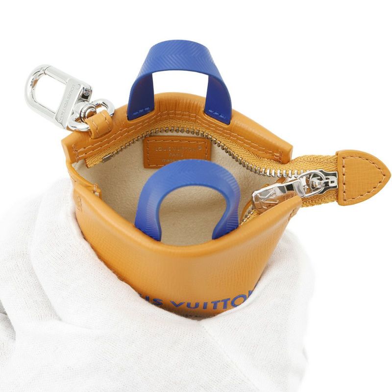 ルイヴィトン バッグチャーム レザー LV ミニ ショッパー M02699 LOUIS VUITTON キーホルダー