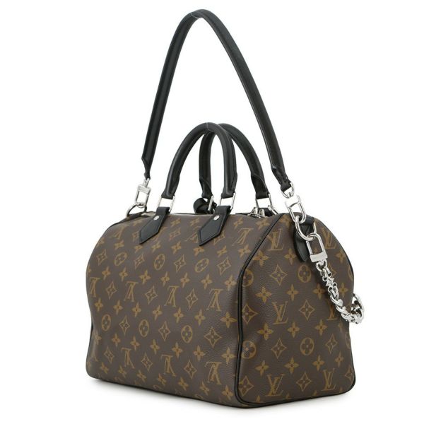 ルイヴィトン ハンドバッグ モノグラム スピーディ・バンドリエール30 ソフト M12243 LOUIS VUITTON 2way ブラック 黒