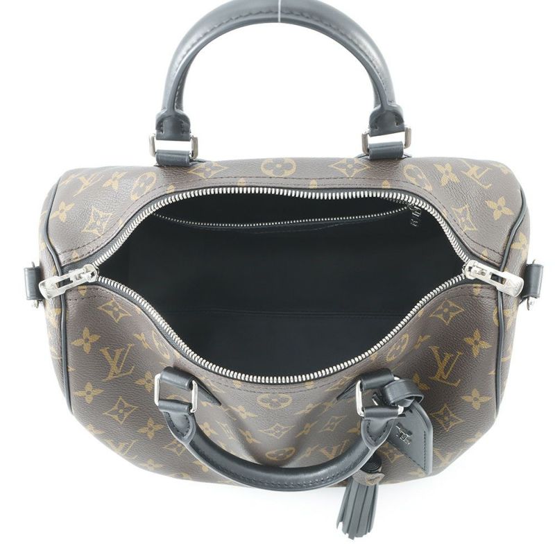 ルイヴィトン ハンドバッグ モノグラム スピーディ・バンドリエール30 ソフト M12243 LOUIS VUITTON 2way ブラック 黒