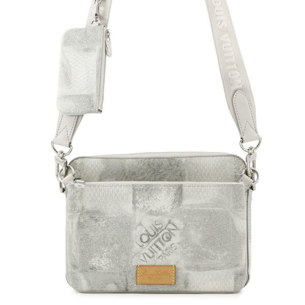 ルイヴィトン ショルダーバッグ ダミエ・ソルト トリオ・メッセンジャー N50068 LOUIS VUITTON メンズ