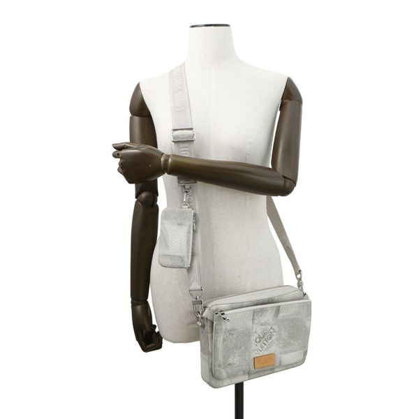 ルイヴィトン ショルダーバッグ ダミエ・ソルト トリオ・メッセンジャー N50068 LOUIS VUITTON メンズ