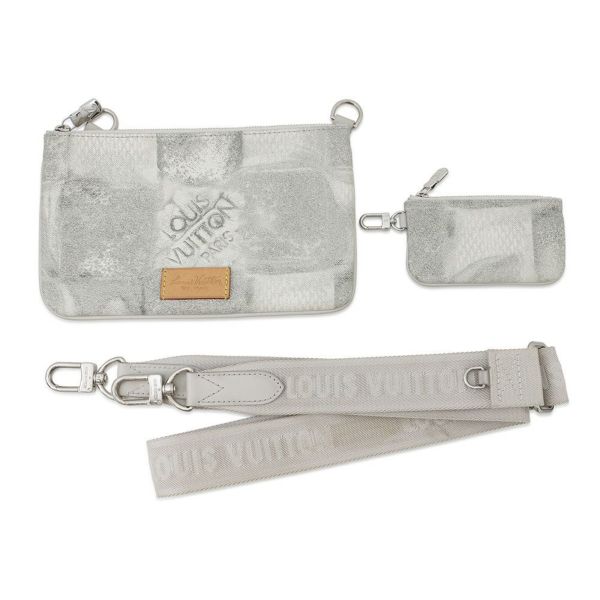 ルイヴィトン ショルダーバッグ ダミエ・ソルト トリオ・メッセンジャー N50068 LOUIS VUITTON メンズ