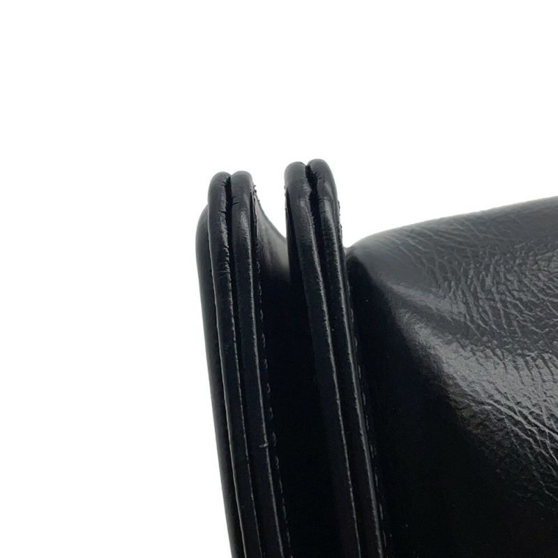 シャネル チェーンショルダーバッグ ボーイシャネル スモール レザー ココマーク ライン A67085 BOY CHANEL バッグ 黒