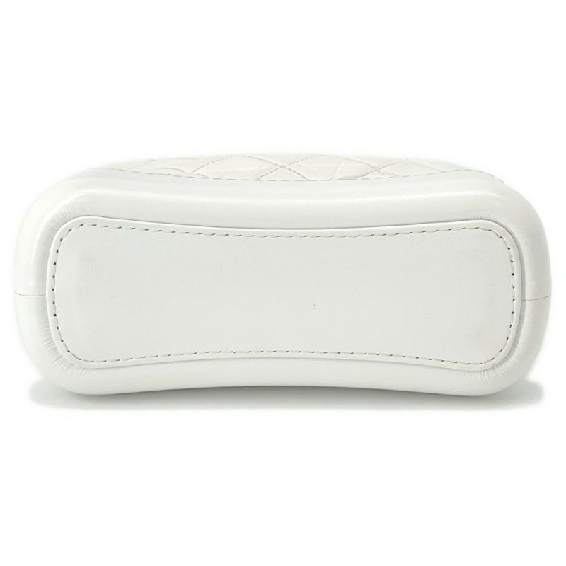 シャネル チェーンショルダーバッグ ガブリエル ドゥ シャネル ホーボー スモール A91810 CHANEL  白