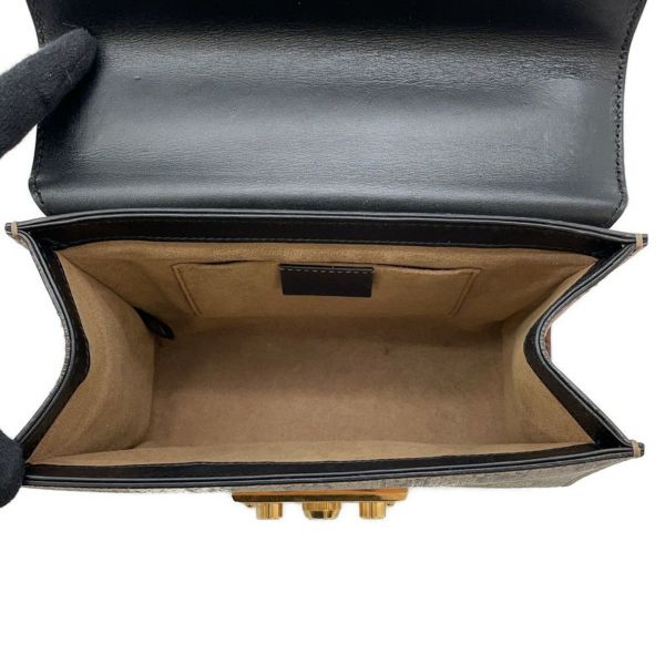 グッチ チェーンショルダーバッグ GGスプリーム パドロック スモール 409487 GUCCI バッグ Wチェーンショルダー