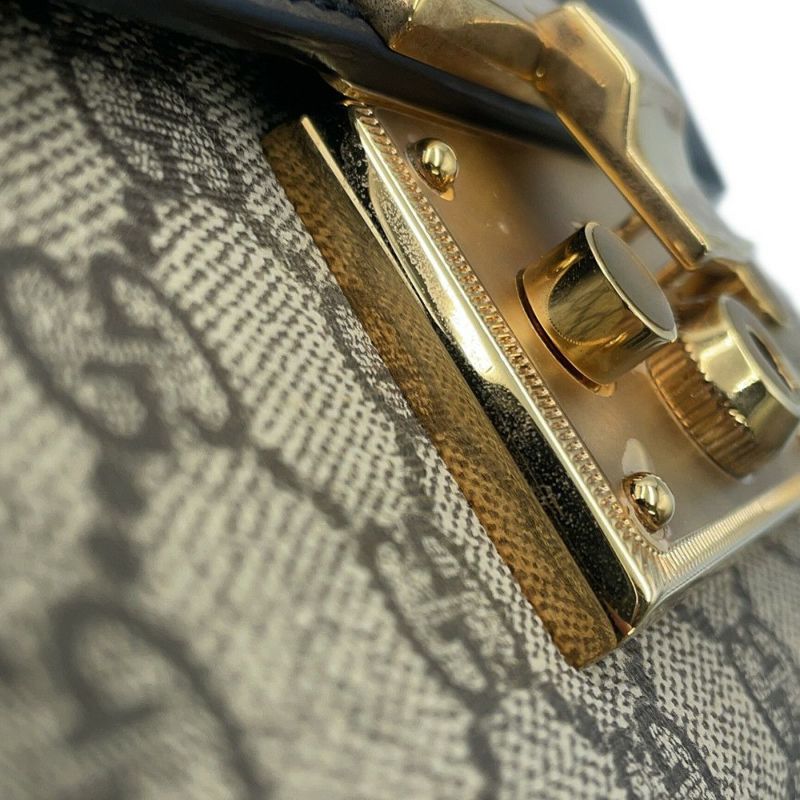 グッチ チェーンショルダーバッグ GGスプリーム パドロック スモール 409487 GUCCI バッグ Wチェーンショルダー