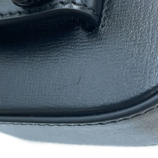 グッチ ショルダーバッグ ホースビット ミニ 1955 レザー 726863 GUCCI 2wayハンドバッグ 黒 アウトレット品