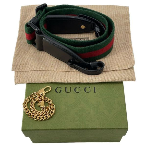 グッチ ショルダーバッグ ホースビット ミニ 1955 レザー 726863 GUCCI 2wayハンドバッグ 黒 アウトレット品