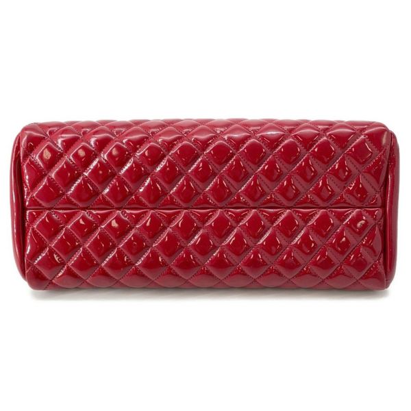 シャネル チェーンショルダーバッグ マドモアゼル ボーリングバッグ パテントレザー ココマーク A50556 CHANEL