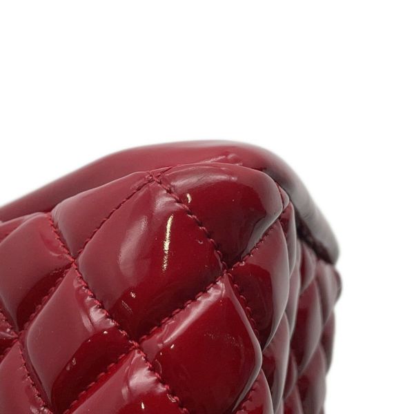 シャネル チェーンショルダーバッグ マドモアゼル ボーリングバッグ パテントレザー ココマーク A50556 CHANEL