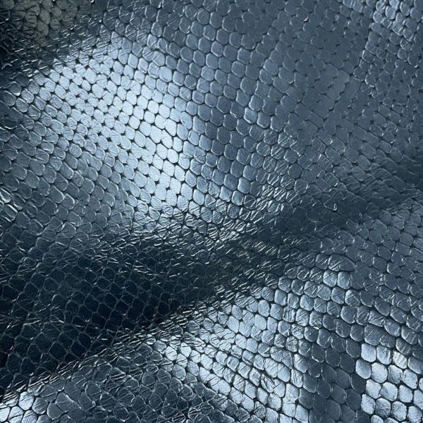 フェンディ トートバッグ パイソン型押しレザー 8BH185 FENDI 黒