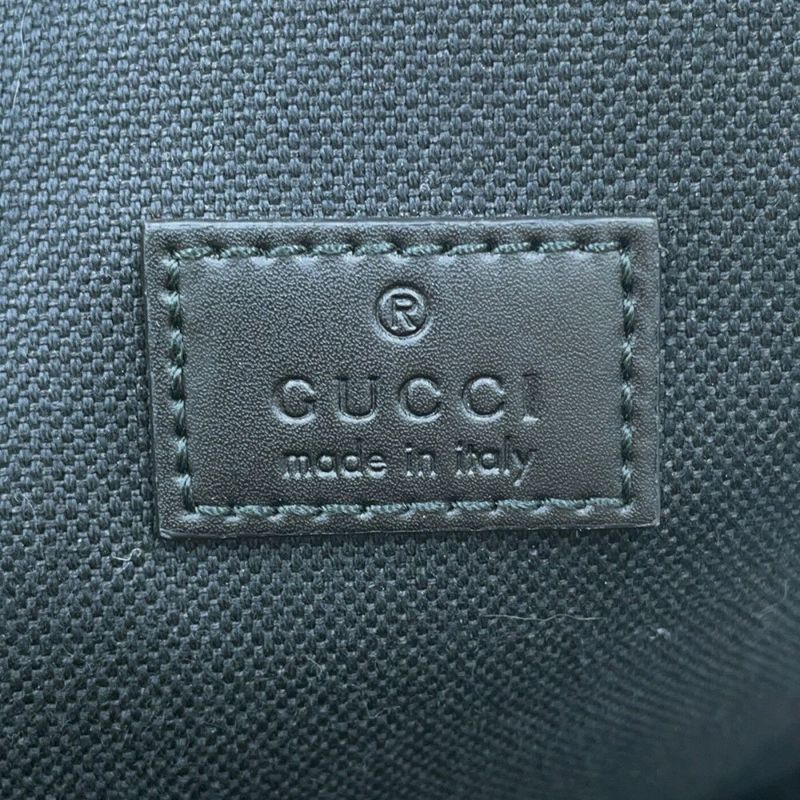 グッチ ボディバッグ GGスプリーム スリングバッグ 478325 GUCCI 黒 メンズ
