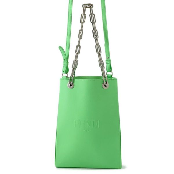 フェンディ ハンドバッグ ショッピングバッグ スモール 8BH382 2wayショルダーバッグ