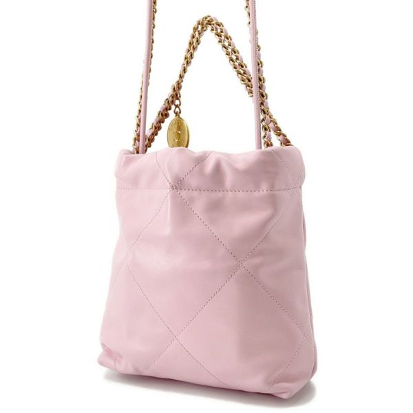 シャネル ハンドバッグ CHANEL 22 ミニ ココマーク シャイニーカーフレザー AS3980 CHANEL 2wayバッグ
