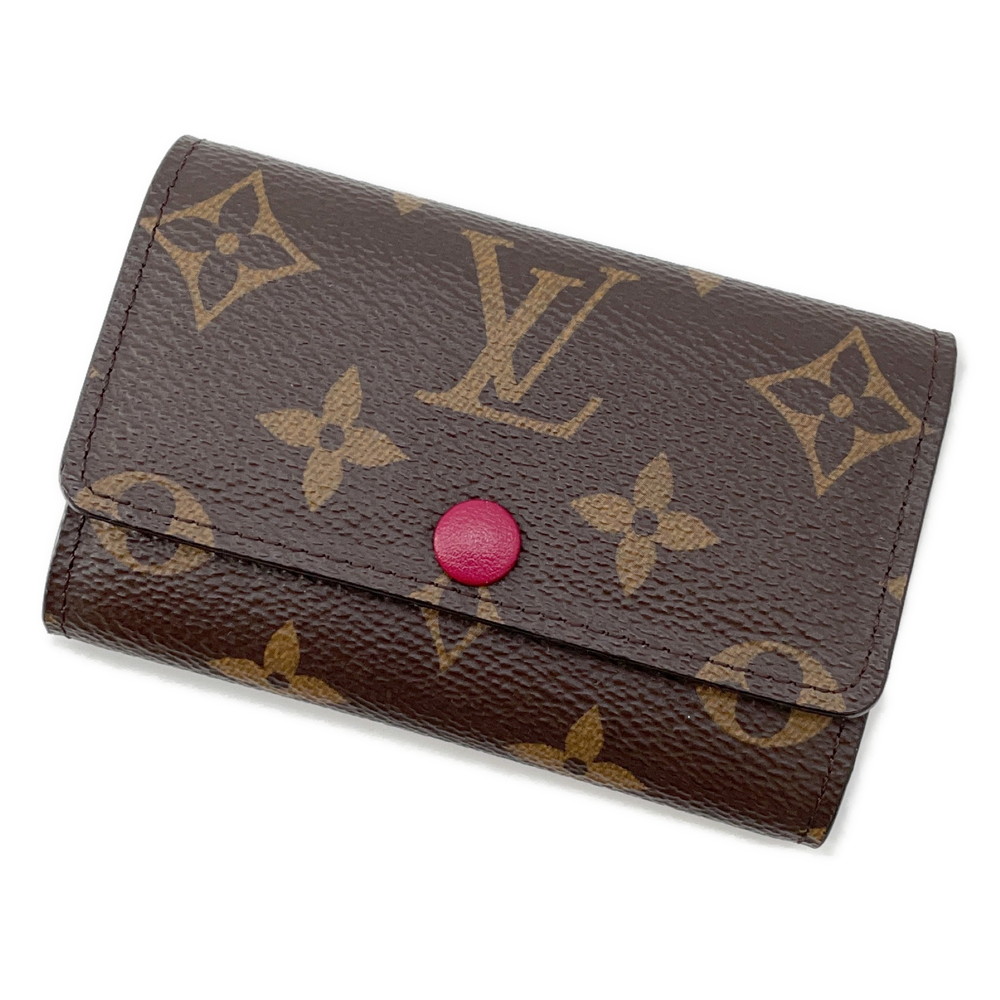 ルイヴィトン キーケース モノグラム ミュルティクレ6 M60701 LOUIS VUITTON ヴィトン フューシャ