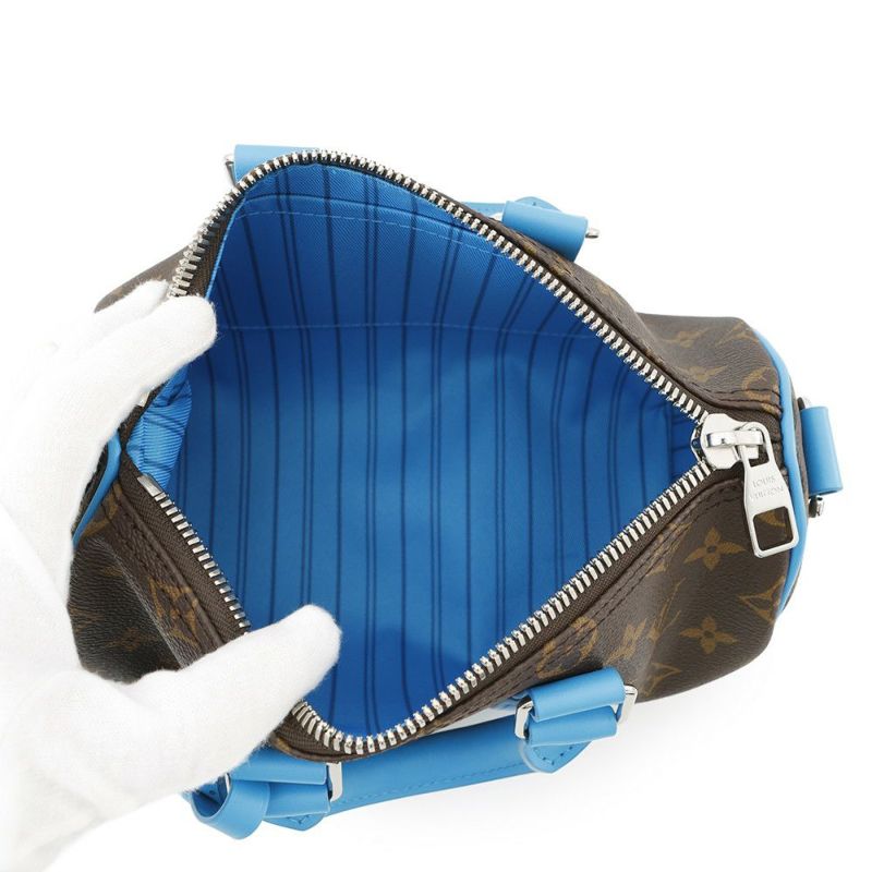 ルイヴィトン ハンドバッグ モノグラム ・マカサー/カラーマニア キーポル・バンドリエール 25 M12609 2way