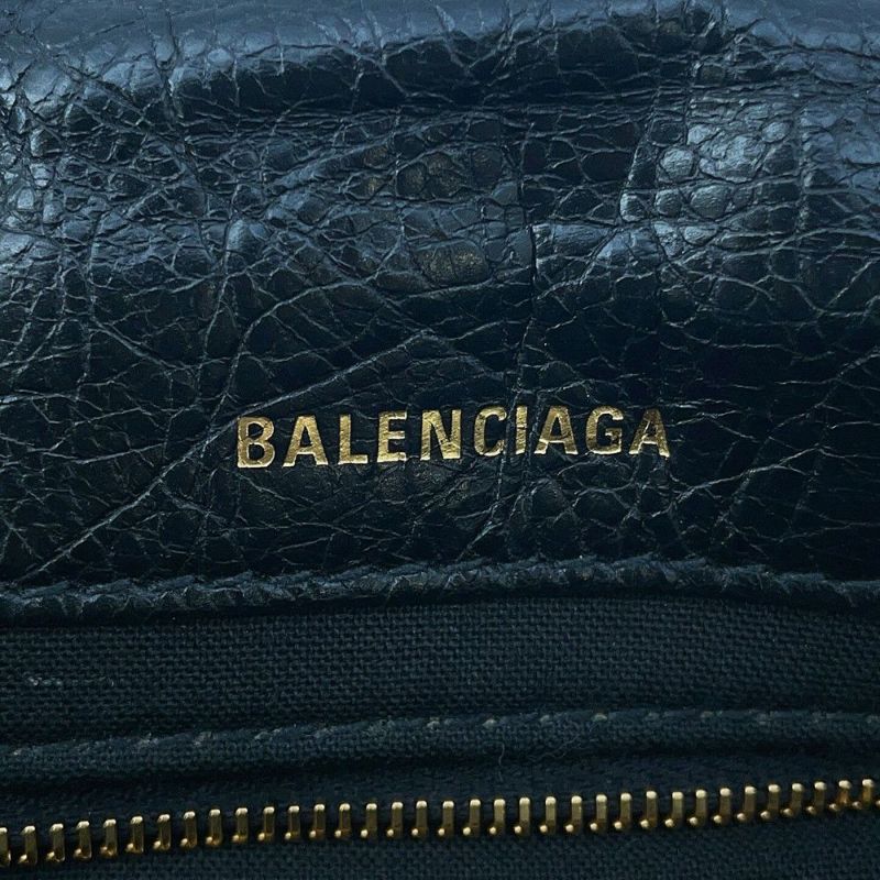 バレンシアガ チェーンショルダーバッグ モナコ Monaco BB レザー 781672 BALENCIAGA バッグ 黒