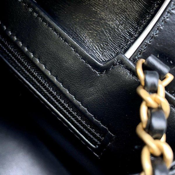 シャネル ハンドバッグ ミニ マトラッセ ココマーク カーフレザー AS4416 CHANEL 2wayショルダーバッグ 黒