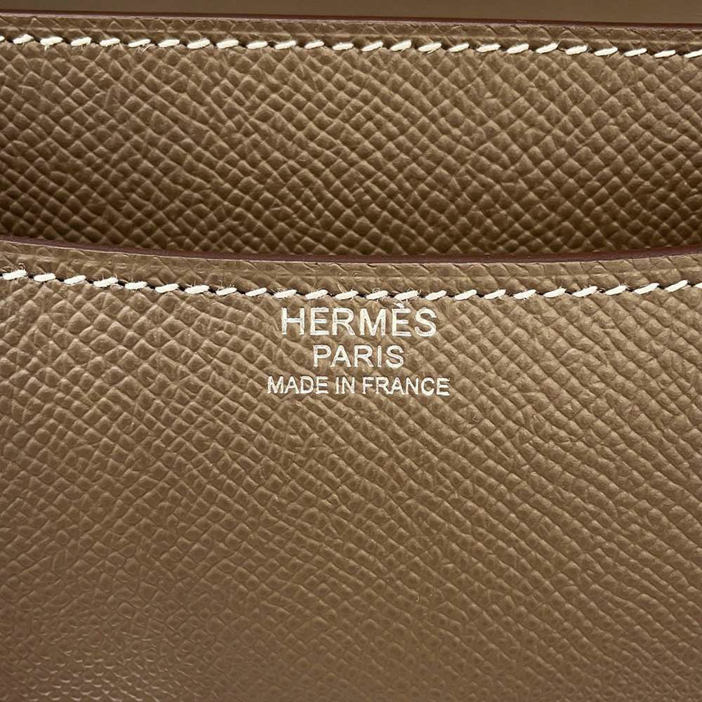 エルメス ショルダーバッグ コンスタンス3 24  エトゥープ/シルバー金具 エプソン Y刻印