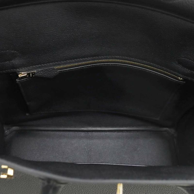 エルメス バーキン30 ブラック/ゴールド金具 トゴ W刻印 HERMES Birkin ハンドバッグ 黒