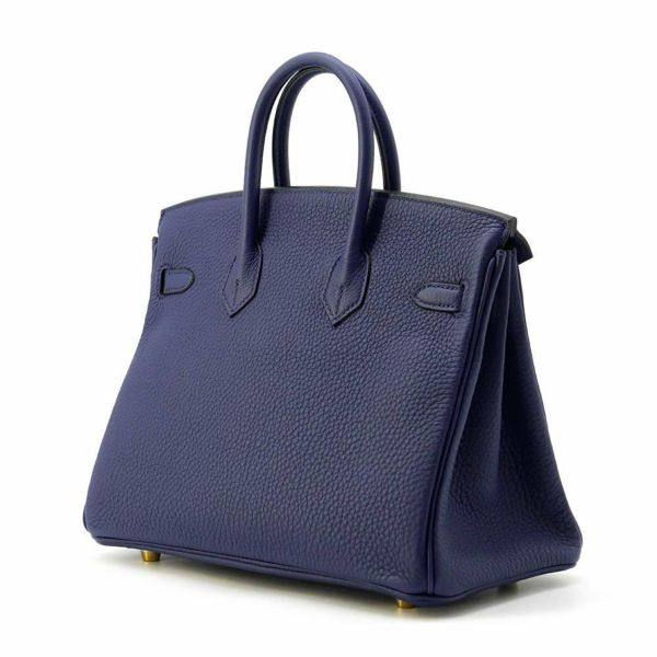 エルメス バーキン25 ブルーネイビー/ゴールド金具 トゴ B刻印 HERMES Birkin ハンドバッグ