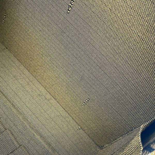 フェンディ ハンドバッグ ズッカ柄 ラウンド バニティ キャンバス レザー FENDI 2wayショルダーバッグ