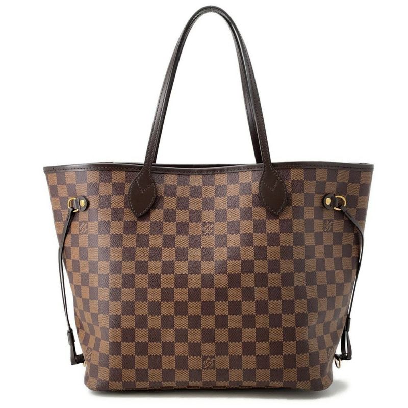 ルイヴィトン トートバッグ ダミエ・エベヌ ネヴァーフルMM ポーチ付き N41358 LOUIS VUITTON ヴィトン バッグ