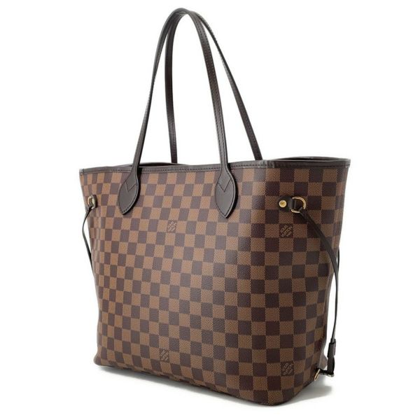 ルイヴィトン トートバッグ ダミエ・エベヌ ネヴァーフルMM ポーチ付き N41358 LOUIS VUITTON ヴィトン バッグ
