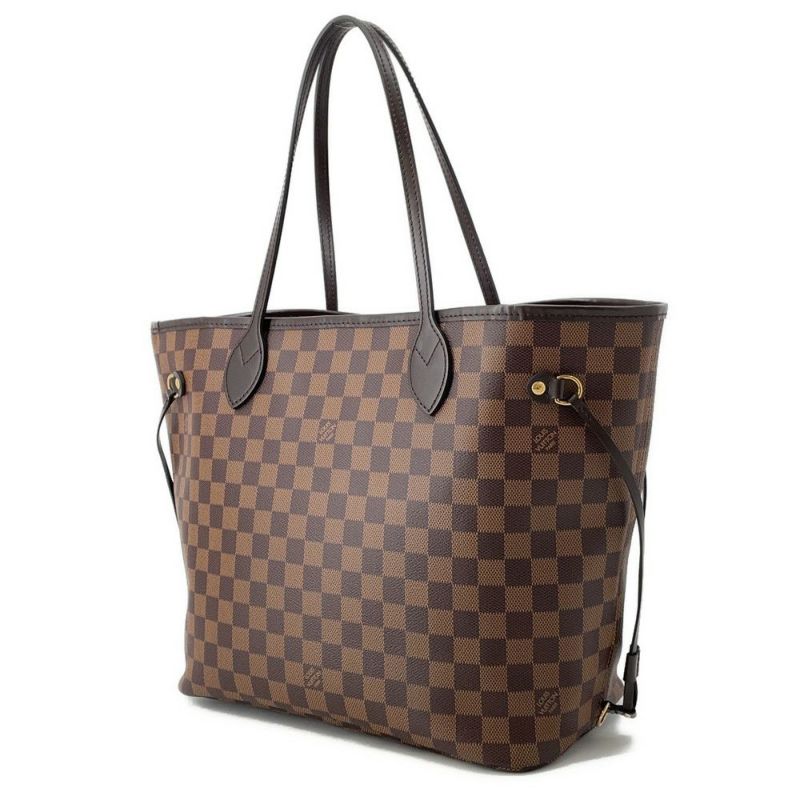 ルイヴィトン トートバッグ ダミエ・エベヌ ネヴァーフルMM ポーチ付き N41358 LOUIS VUITTON ヴィトン バッグ