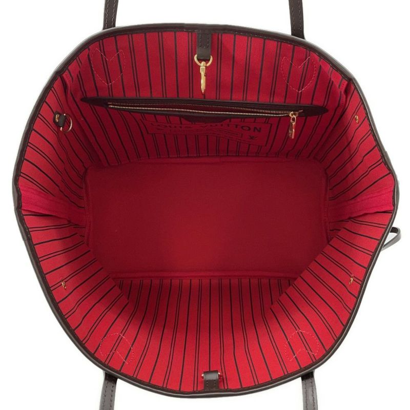 ルイヴィトン トートバッグ ダミエ・エベヌ ネヴァーフルMM ポーチ付き N41358 LOUIS VUITTON ヴィトン バッグ