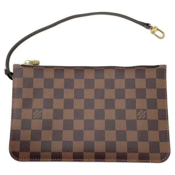 ルイヴィトン トートバッグ ダミエ・エベヌ ネヴァーフルMM ポーチ付き N41358 LOUIS VUITTON ヴィトン バッグ