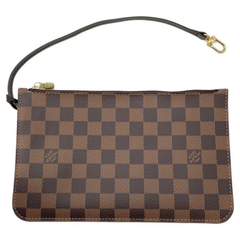 ルイヴィトン トートバッグ ダミエ・エベヌ ネヴァーフルMM ポーチ付き N41358 LOUIS VUITTON ヴィトン バッグ