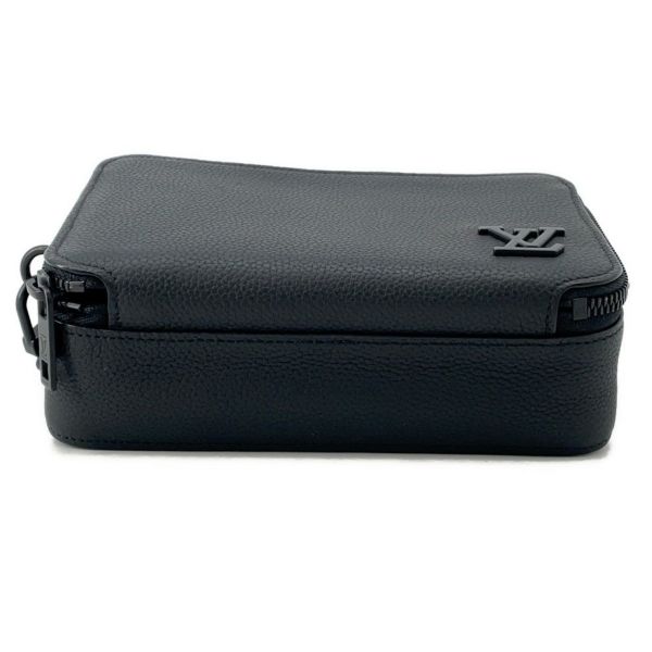 ルイヴィトン ショルダーバッグ グレインカーフレザー/LV アエログラム アルファ・ウェアラブル ウォレット M59161 黒 ブラック