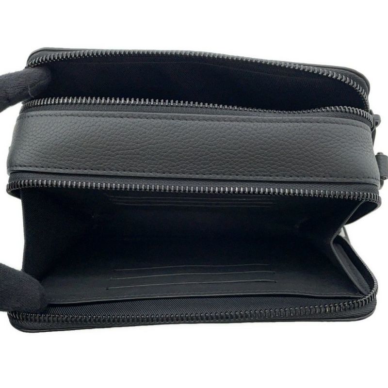 ルイヴィトン ショルダーバッグ グレインカーフレザー/LV アエログラム アルファ・ウェアラブル ウォレット M59161 黒 ブラック