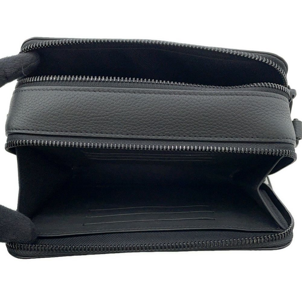 ルイヴィトン ショルダーバッグ グレインカーフレザー/LV アエログラム アルファ・ウェアラブル ウォレット M59161 黒 ブラック
