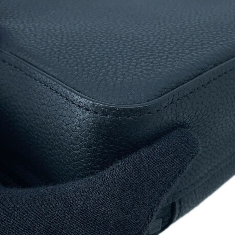 ルイヴィトン ショルダーバッグ グレインカーフレザー/LV アエログラム アルファ・ウェアラブル ウォレット M59161 黒 ブラック