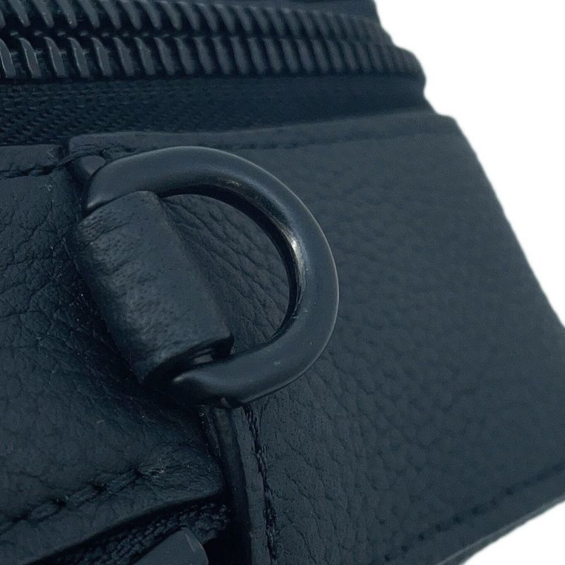 ルイヴィトン ショルダーバッグ グレインカーフレザー/LV アエログラム アルファ・ウェアラブル ウォレット M59161 黒 ブラック