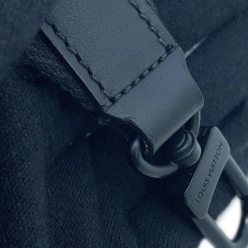 ルイヴィトン ショルダーバッグ グレインカーフレザー/LV アエログラム アルファ・ウェアラブル ウォレット M59161 黒 ブラック