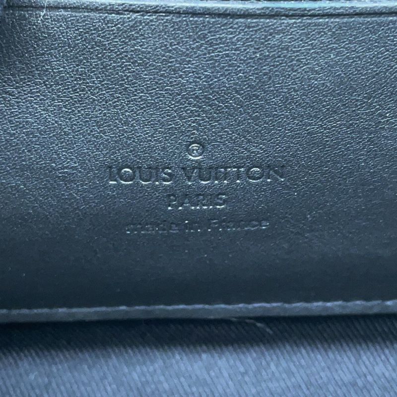 ルイヴィトン ショルダーバッグ グレインカーフレザー/LV アエログラム アルファ・ウェアラブル ウォレット M59161 黒 ブラック