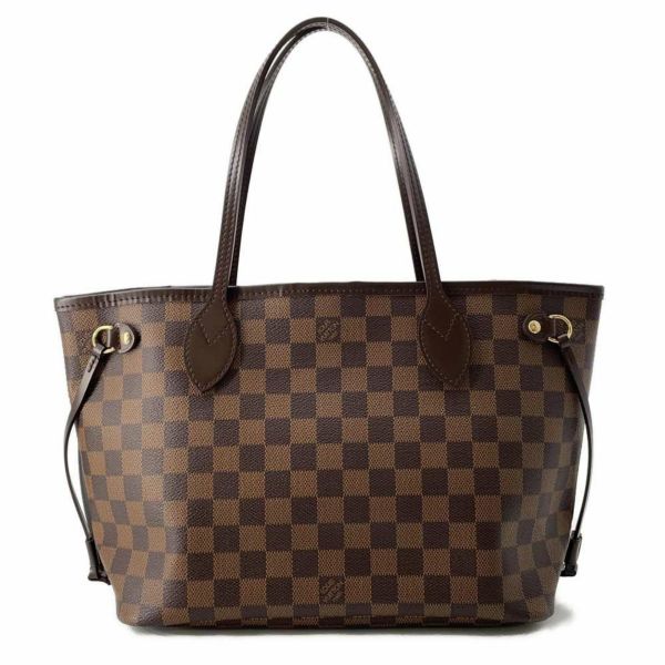 ルイヴィトン トートバッグ ダミエ・エベヌ ネヴァーフルPM N51109 LOUIS VUITTON ヴィトン バッグ